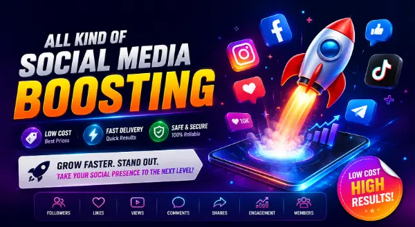 All Kind of Social Media Boosting